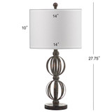 Set of 2 Calista Double Sphere Table Lamps