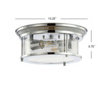 Lauren 13.25" LED Flush Mount