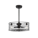 3-Light Ceiling Fan In English Bronze