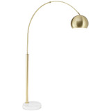 Pacific Coast Basque Gold Arc Floor Lamp