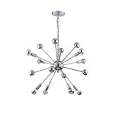 Glenn 8-Light Metal Sputnik-Led Chandelier