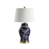 Gracie Ginger Jar Ceramic/Metal LED Table Lamp