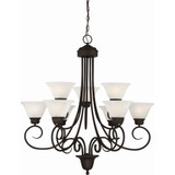 Troy 9-Light Hanging Chandelier