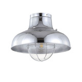 Cameron 13" Metal LED Semi-Flush Mount