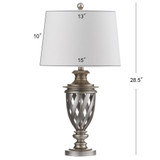 Set of 2 Byron Urn Platinum-Tone Table Lamps