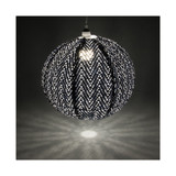 Home & Garden Stella Nova Metallic Chevron Pendant Lamp