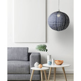 Home & Garden Stella Nova Metallic Chevron Pendant Lamp