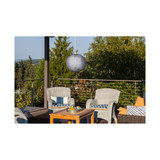 Home & Garden Stella Nova Metallic Chevron Pendant Lamp