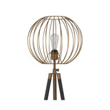 Paramon Floor Lamp In Antique Brass