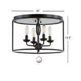 Alma Metal LED Flush Mount
