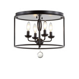 Alma Metal LED Flush Mount