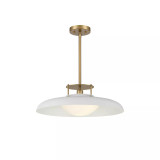 Gavin 1-Light Pendant in White