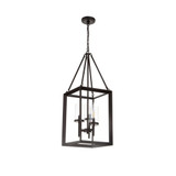 Anna 3-Light Metal, Glass Led Pendant