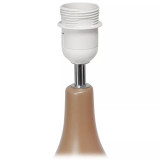 Simple Designs Oval Bowling Pin Base Ceramic Table Lamp