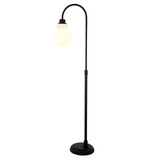 Sara Floor Lamp with Glass Shade