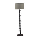 1597ORB 63" Metal Stacked Floor Lamp