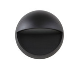 Orbe 6.25" Outdoor Metal/Glass Integrated LED Sconce