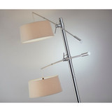 Manhattan Two-Arm Arc Floor Lamp