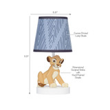 Disney Baby Lion King Adventure Blue Lamp with Shade & Bulb - Simba