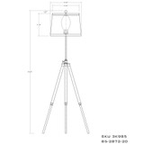 Pacific Coast Tripod Floor Lamp