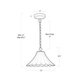 Regina Andrew Cally Ceramic Pendant Chandelier Small