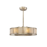 Vireo 6-Light Fan D'Lier in Silver Dust