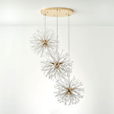 Luxury Firework Chandelier,Adjustable Starburst Pendant Light