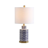 Diana 23.5" Ginger Jar Ceramic,Metal LED Table Lamp