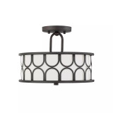 Trade Winds Courtland 2-Light Semi-Flush Ceiling Light