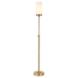 Frieda Floor Lamp with Glass Shade