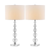 Set of 2 Liam Crystal Ball Table Lamps