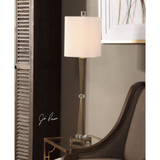 Niccolai Antiqued Nickel Lamp
