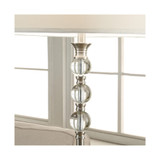 61" Metal and Crystal Floor Lamp