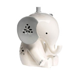 Happy Jungle White/Grey Elephant Nursery Lamp with Shade & Bulb