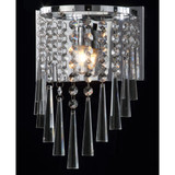 Set of 2 Tilly Chrome-Tone Wall Sconces