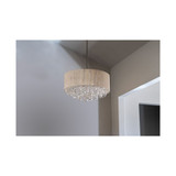 Decor Therapy Serra String Beaded Pendant Light