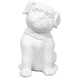 Simple Designs Porcelain Puppy Dog Shaped Table Lamp