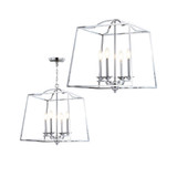 Gloria 4-Light Metal Led Pendant