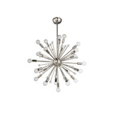 Galea 24-Light Chandelier in Polished Nickel