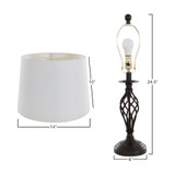 Set of 2 Cage Lamp Set