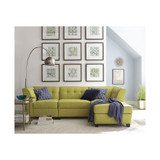 Pacific Coast Basque Arc Nickel Floor Lamp