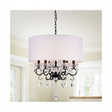 Ninian 25" 6-Light Indoor Chandelier with Light Kit