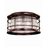 Hyannis Coastal Outdoor Flush Mount Ceiling Light