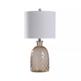 Textured Glass Table Lamp