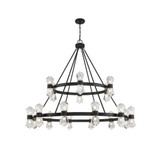 Dryden 36-Light Chandelier in Matte Black