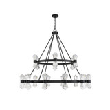 Dryden 36-Light Chandelier in Matte Black