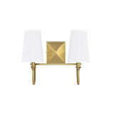 Cameron 2-Light Bathroom Vanity Light (15" W x 12"H)
