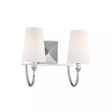 Cameron 2-Light Bathroom Vanity Light (15" W x 12"H)