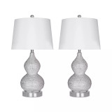 Set of 2 Beaded Table Lamps