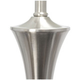 Elegant Designs Tapered 3 Pack Lamp Set 2 Table Lamps, 1 Floor Lamp with White Shades